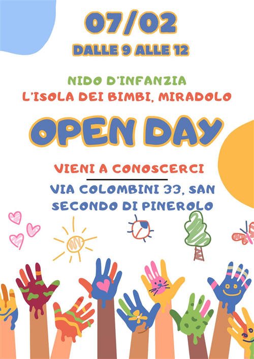Open Day al Micro Nido Comunale "L’Isola dei Bimbi"